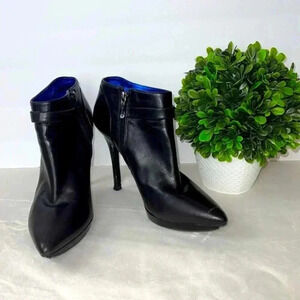Marciano by Guess SZ 10 Women Black Platform Booties with Buckle